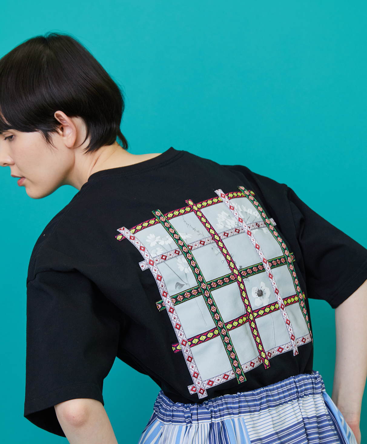 T-SHIRT, SKIRT