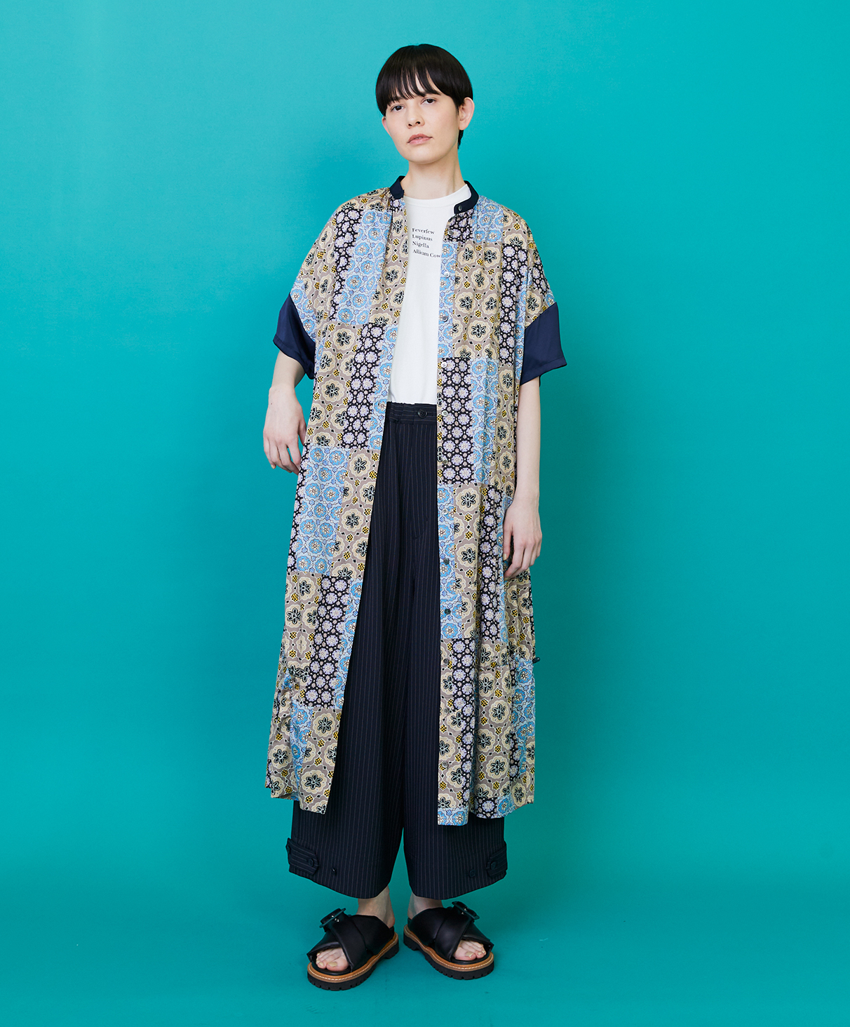ONE PIECE, T-SHIRT, PANTS, SANDALS