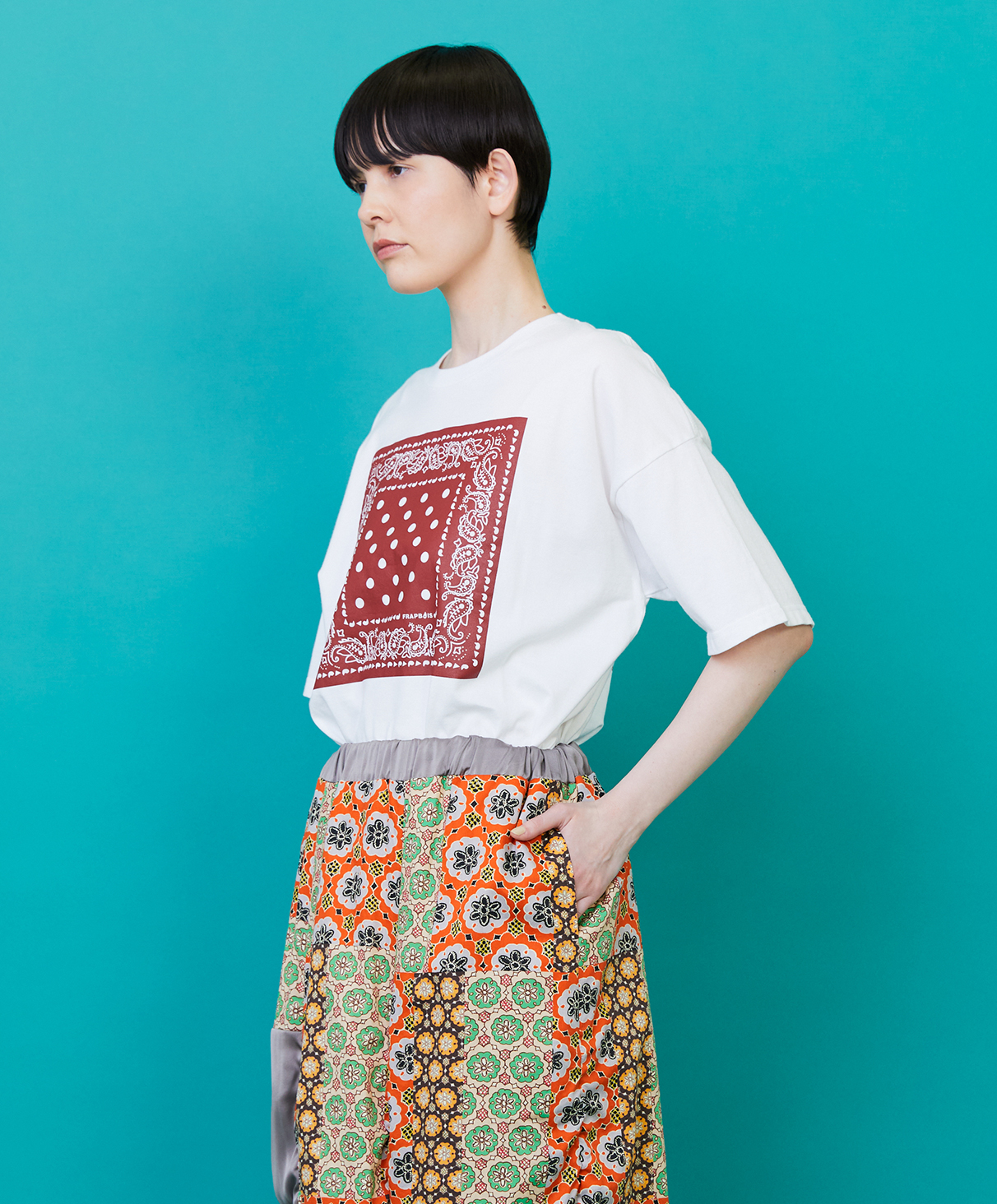 T-SHIRT, SKIRT