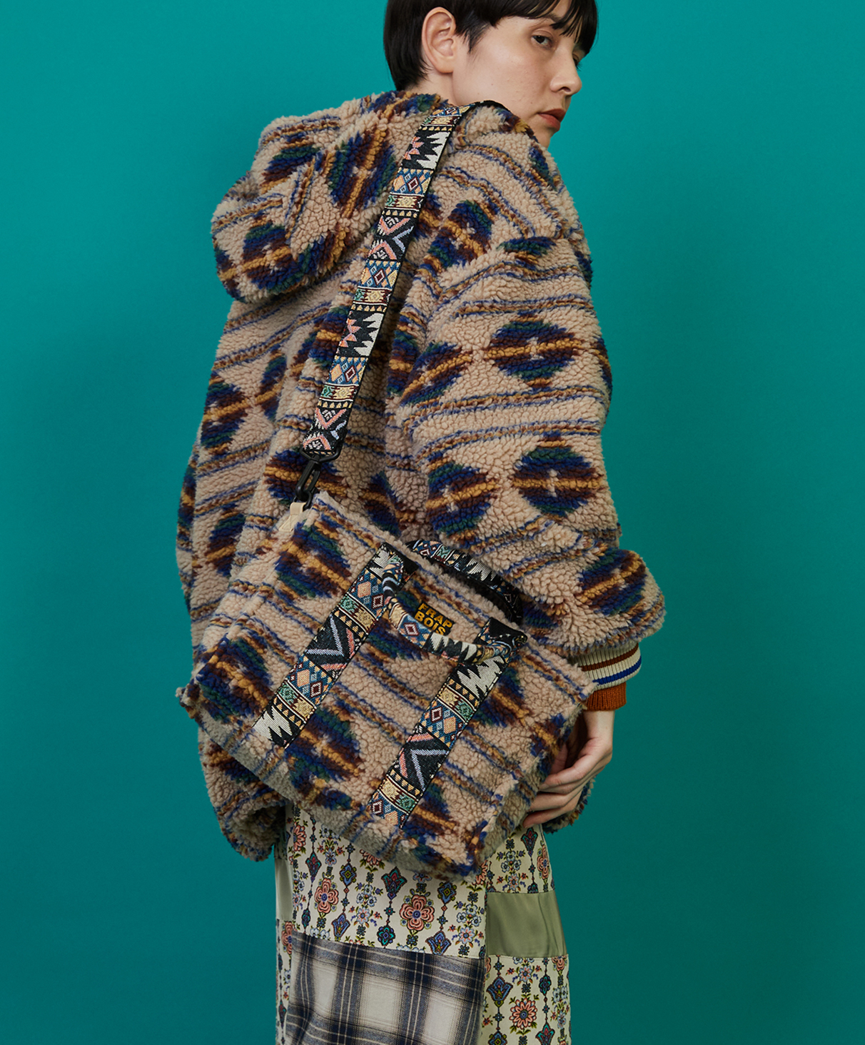 BAG, COAT, SKIRT